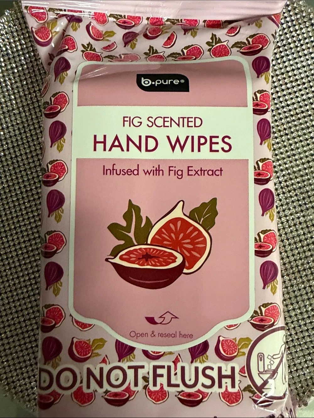 ❣️5/$25❣️Fig Scented Hand Wipes — Pink Pack choose 1